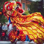 Dance Shows - Person Wearing Foo Dog Costume
