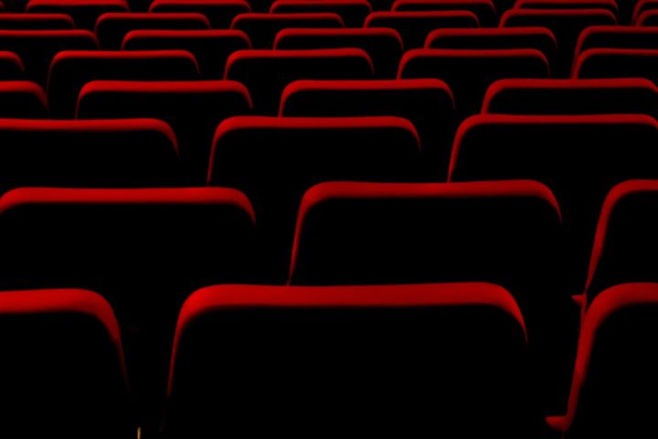 Theaters - red chairs in a stadium