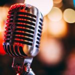 Jazz - bokeh photography of condenser microphone